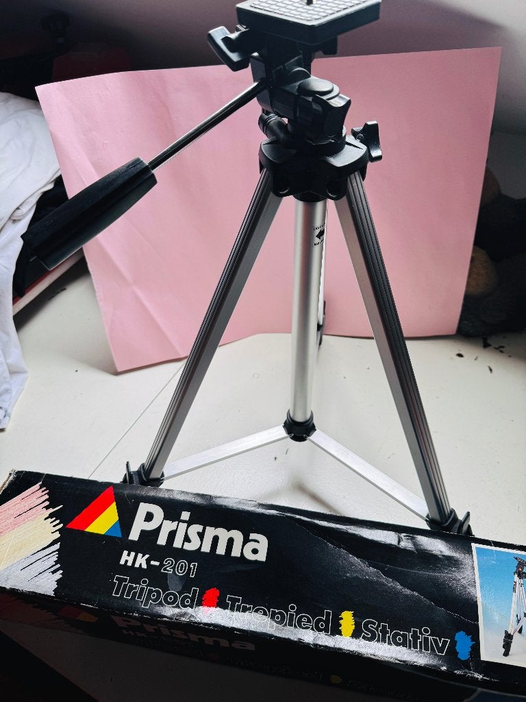 foto statief Prisma HK_201 alu super handzaam mee t\e nemen, Ophalen of Verzenden, Gebruikt, Driepoot