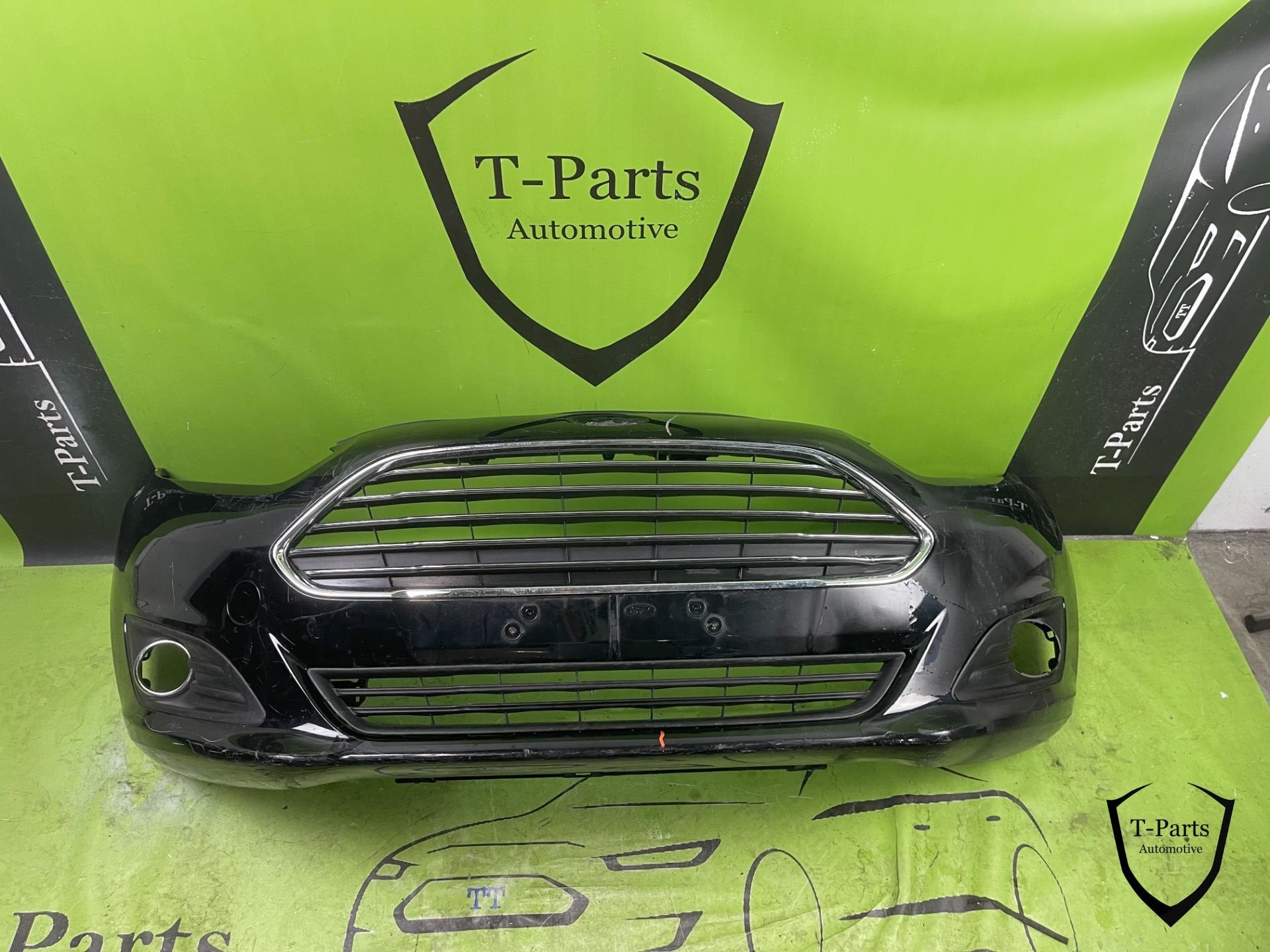 ford fiesta mk7 voorbumper bumper grille rooster 1814802, Auto-onderdelen, Gebruikt, Info@ford.com, Ophalen of Verzenden, Ford