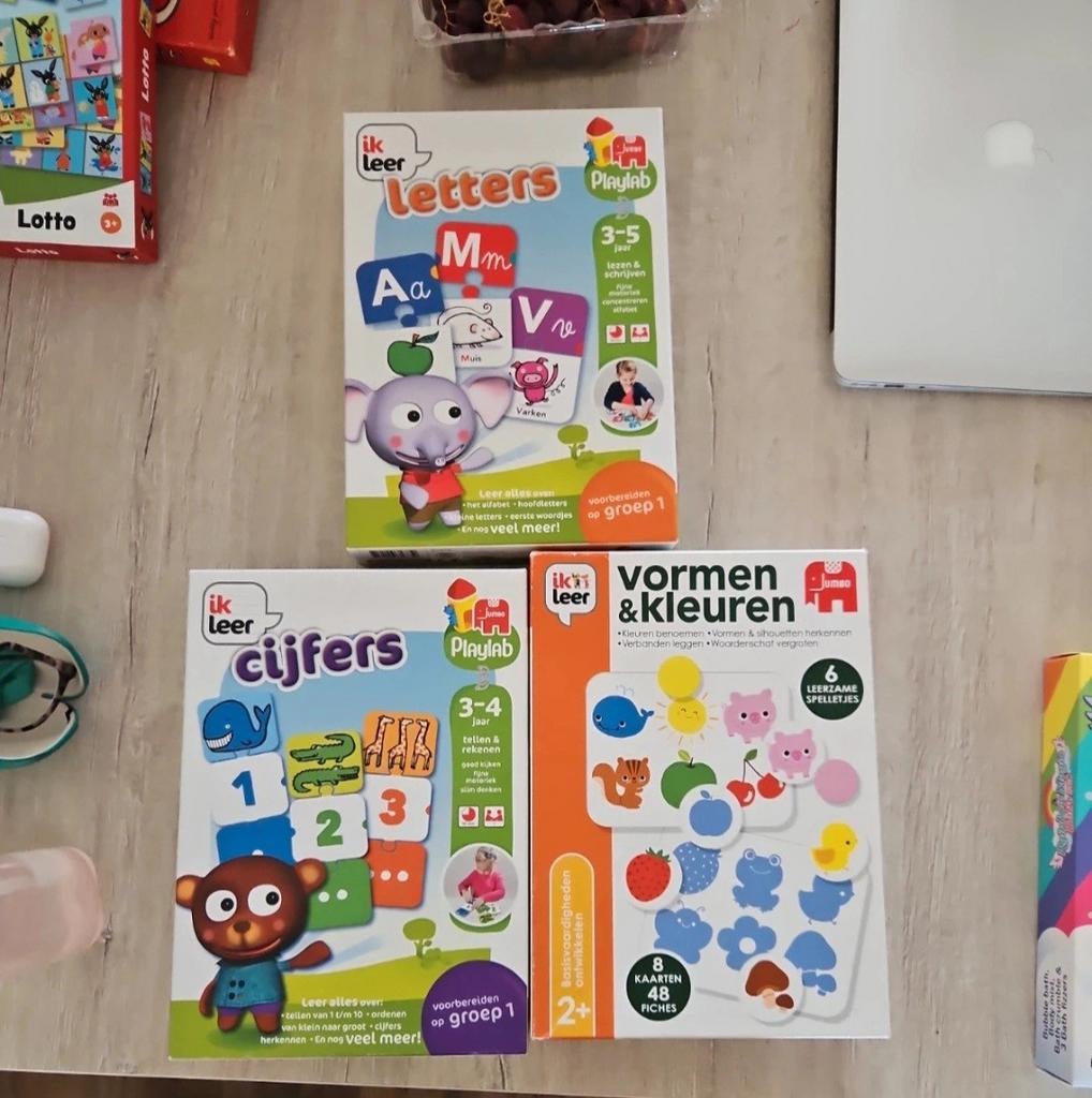 Ik Leer Spellen: Letters, Cijfers, Vormen & Kleuren, Ophalen of Verzenden, Zo goed als nieuw, Taal en Lezen