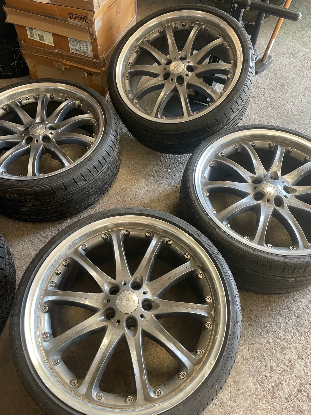 Hartge classic BMW F01 F07 22 inch velgenset breedset, Ophalen, Overige maten, Zomerbanden, Velg(en)