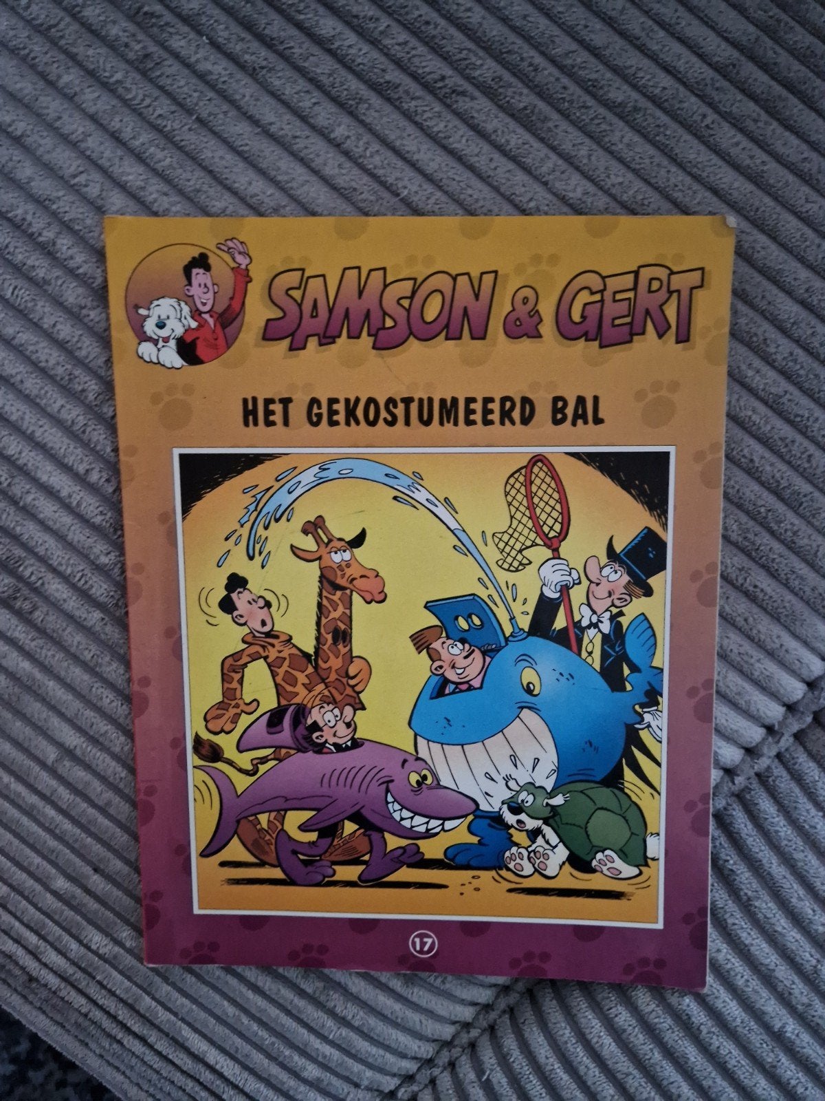 Samson en Gert - Het Gekostumeerd Bal (nr. 17), Boeken, Eén stripboek, Ophalen of Verzenden, Zo goed als nieuw, Danny Verbiest, Gert Verhulst, Hans Bourlon
