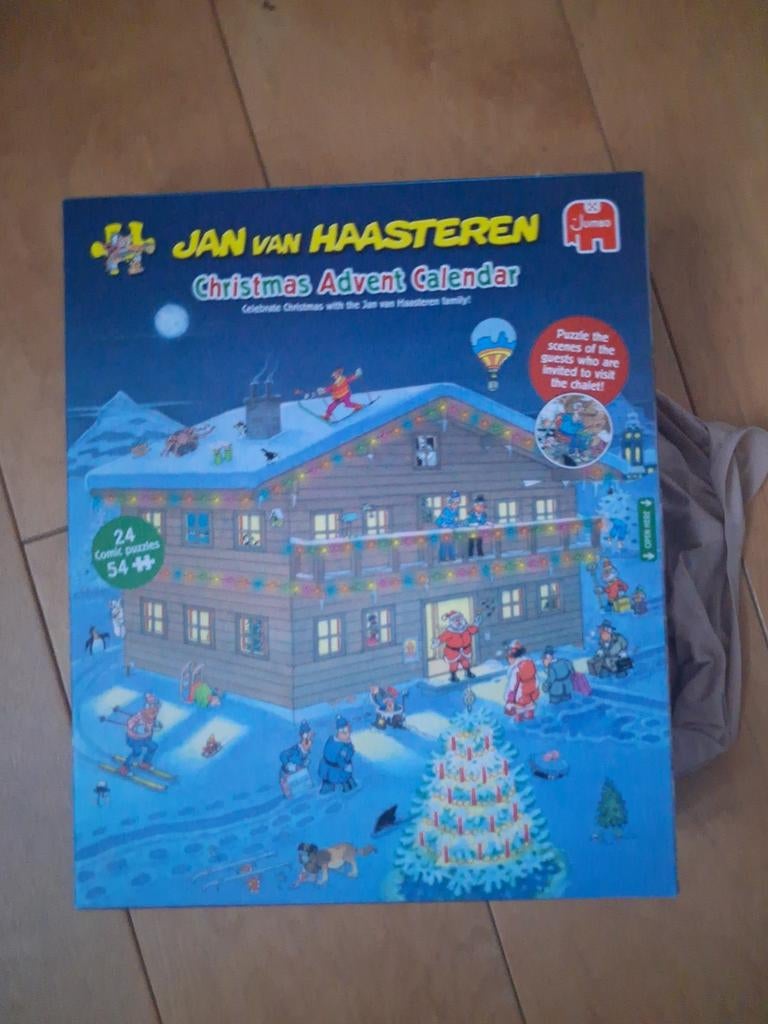 Jan van haasteren advent kalender, Hobby en Vrije tijd, Denksport en Puzzels, Ophalen of Verzenden, Zo goed als nieuw