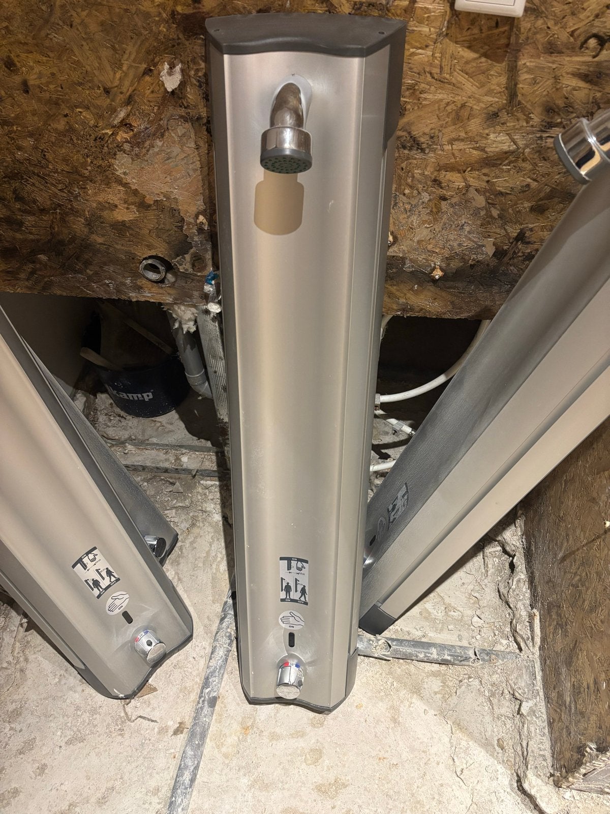 4 x Hansa Electra Contactloos Douchepaneel met Thermostaat, Doe-het-zelf en Verbouw, Ophalen, Gebruikt, Douche