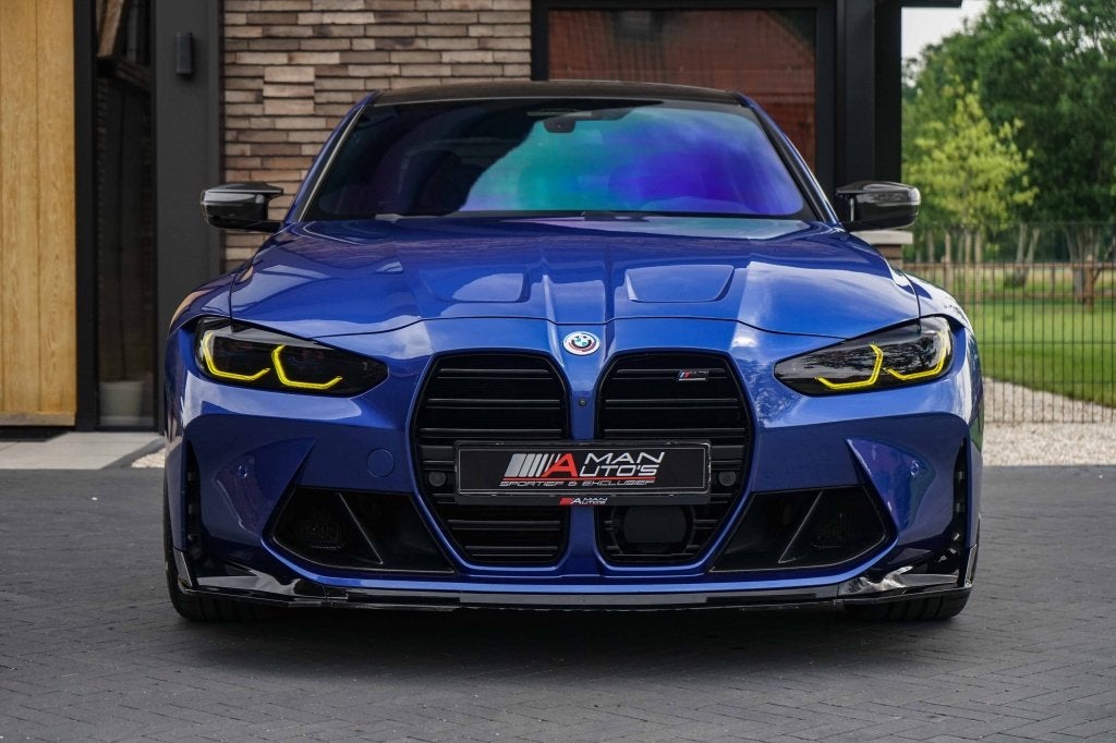 BMW M3 xDrive Competition M-Buckets/Carbon/HUD/HK/Uitlaat, Auto's, Automaat, Gebruikt, Euro 6, Met garantie (alle)