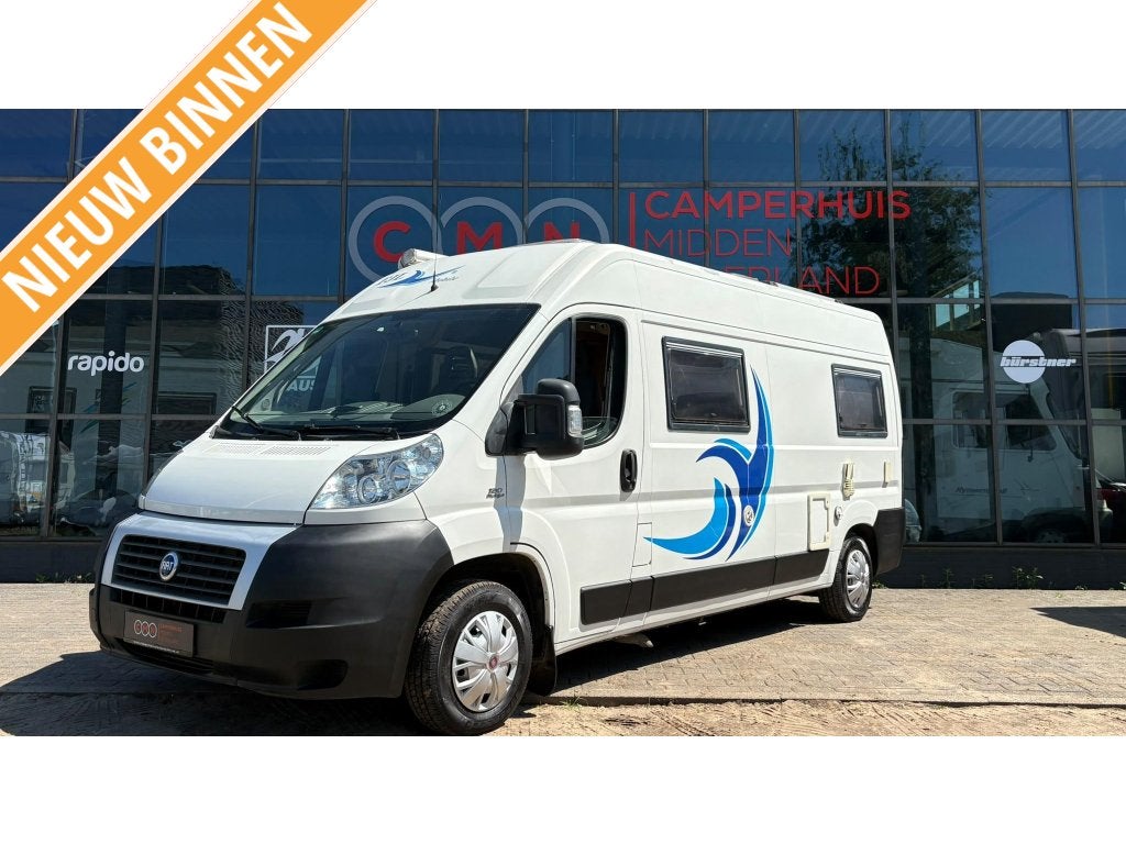 Pössl 2win TJL,Vastbed,Luifel,120PK, Caravans en Kamperen, Ringverwarming, Fiat, 6 tot 7 meter, Bedrijf