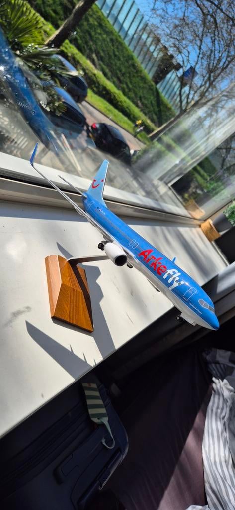 TUI Arkefly Boeing 737NG schaalmodel 1:200., Hobby en Vrije tijd, Modelbouw | Vliegtuigen en Helikopters, Zo goed als nieuw, Vliegtuig