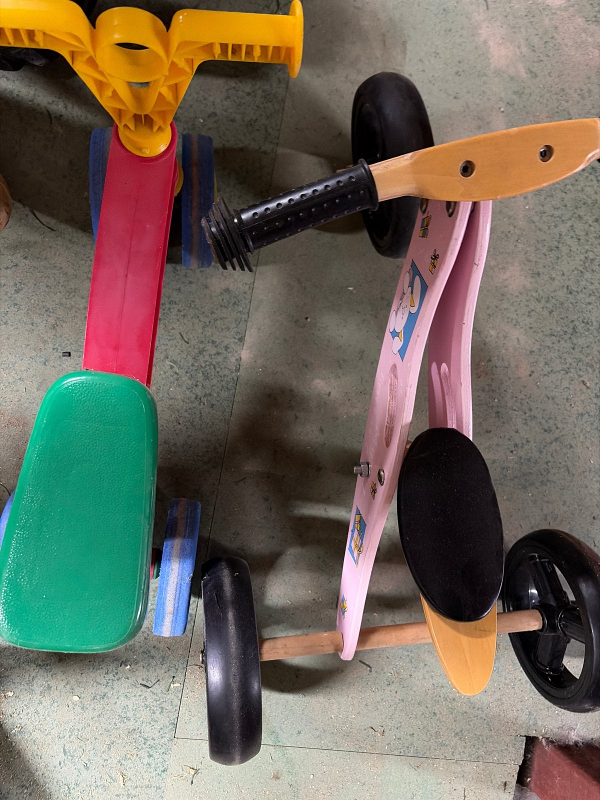 Loopfietsen set: Keykids en kleurrijke loopfiets, Ophalen of Verzenden, Gebruikt, Loopfiets
