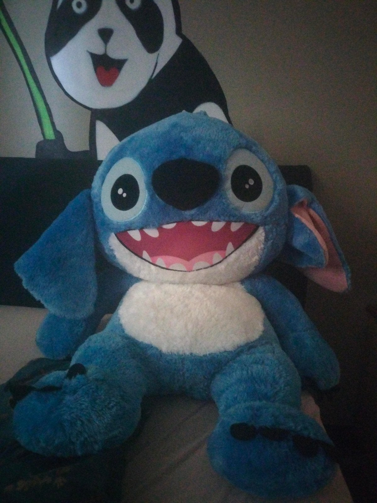 Mooie grote stitch knuffel, Ophalen, Zo goed als nieuw, Overige typen