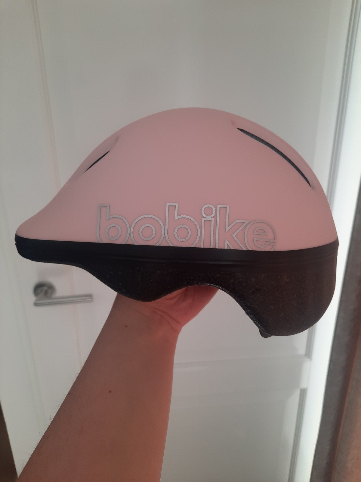 Bobike GO fietshelm XXS (44-48 cm) lichtroze, Fietsen en Brommers, Fietsaccessoires | Fietshelmen, Ophalen of Verzenden, Zo goed als nieuw