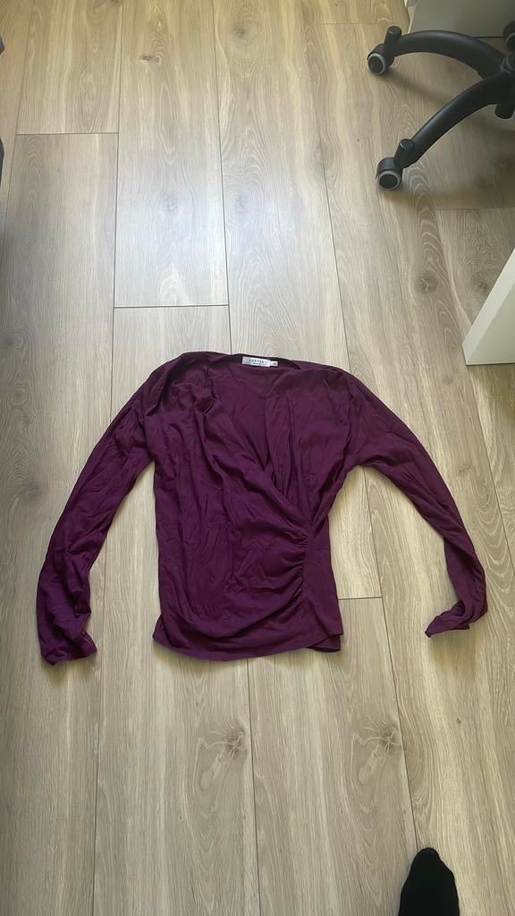 Paars lang mouwen shirtje Costes maat M, Kleding | Dames, Tops, Maat 38/40 (M), Paars, Ophalen of Verzenden, Zo goed als nieuw