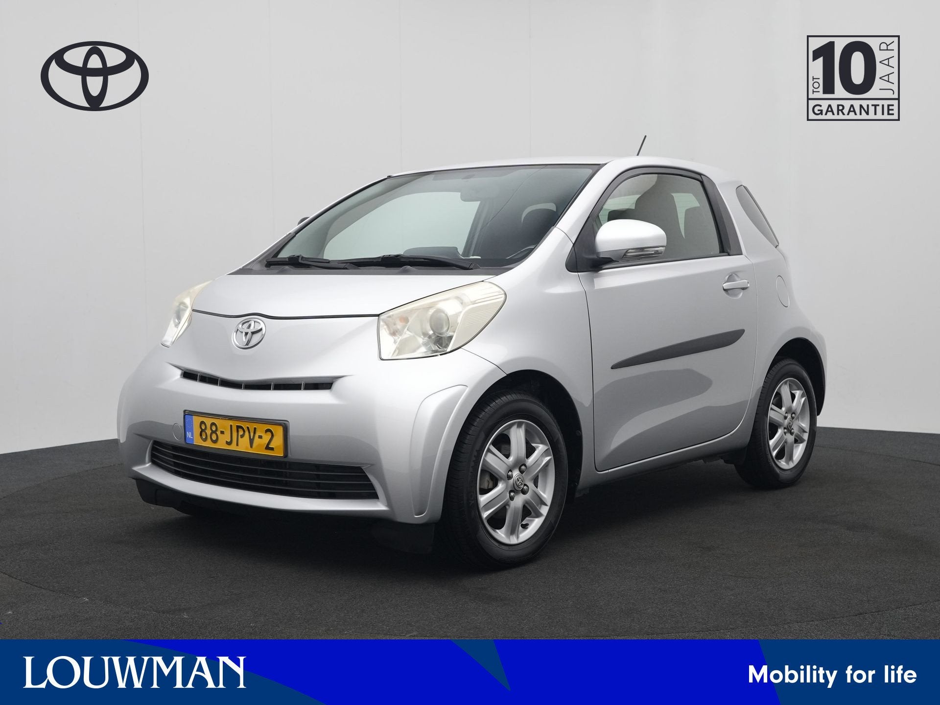 Toyota iQ 1.0 VVTi Comfort | Airco | Elektrische ramen |, 12 maanden, Stof, Gebruikt, 4 stoelen