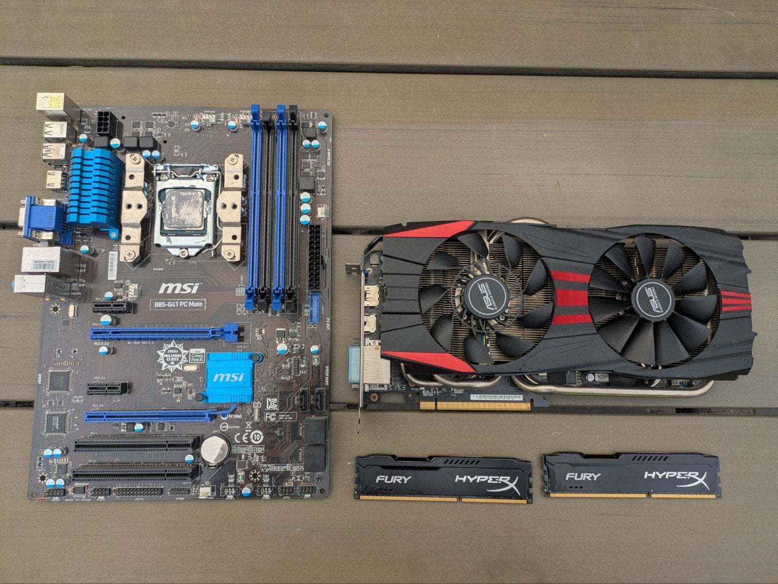 Game PC onderdelen: Asus R9 290, 16GB DDR3 etc., Ophalen of Verzenden, Gebruikt