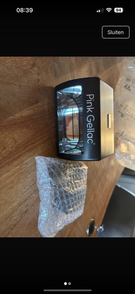 Pink Gellac lamp nieuw, Ophalen, Nieuw, Roze, Handen en Nagels