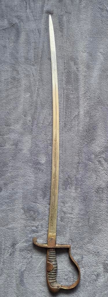 Antieke Pruisische Officiersdegen M1889 – Rijk Geëtste Kling, Verzamelen, Ophalen, Landmacht, Nederland, Zwaard of Sabel