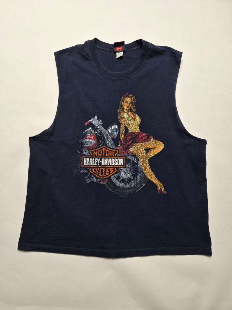 Harley-Davidson mouwloos shirt met pin-up print, Kleding | Heren, T-shirts, Harley-Davidson Motor Company, Info@harley-davidson.com