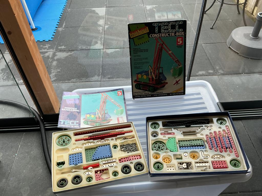 mecano Tecc constructie-box nummer 5, Kinderen en Baby's, Speelgoed | Educatief en Creatief, Ophalen of Verzenden, Zo goed als nieuw