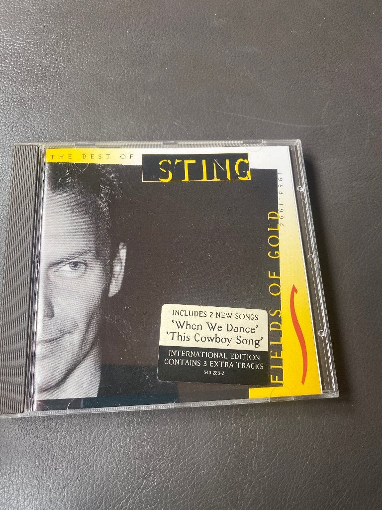 The Best of Sting 1984-1994 Fields of Gold CD, Cd's en Dvd's, Gebruikt, Pop, Ophalen of Verzenden, Import