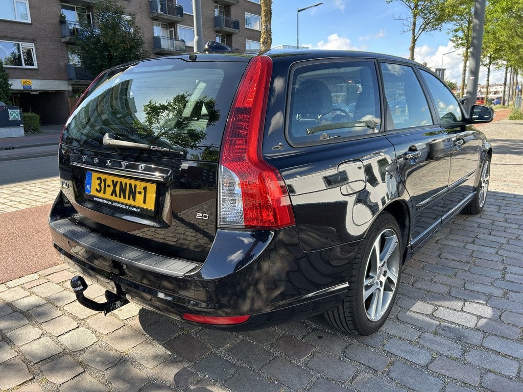 Volvo V50 2.0 Limited Edition Navi Airco/ecc leder int, Gebruikt, 4 cilinders, Automatische klimaatregeling, Zwart