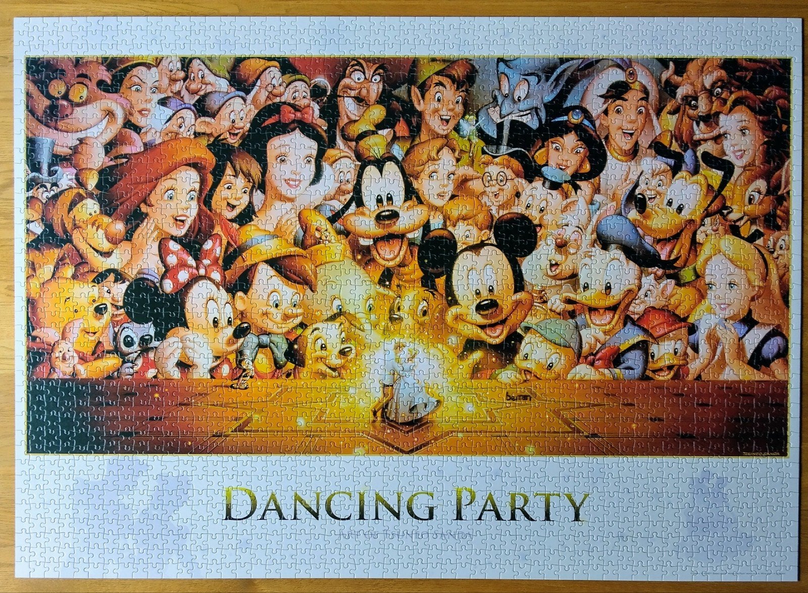 Disney puzzel Tenyo 2000, Hobby en Vrije tijd, Denksport en Puzzels, Ophalen, Meer dan 1500 stukjes, Zo goed als nieuw, Legpuzzel