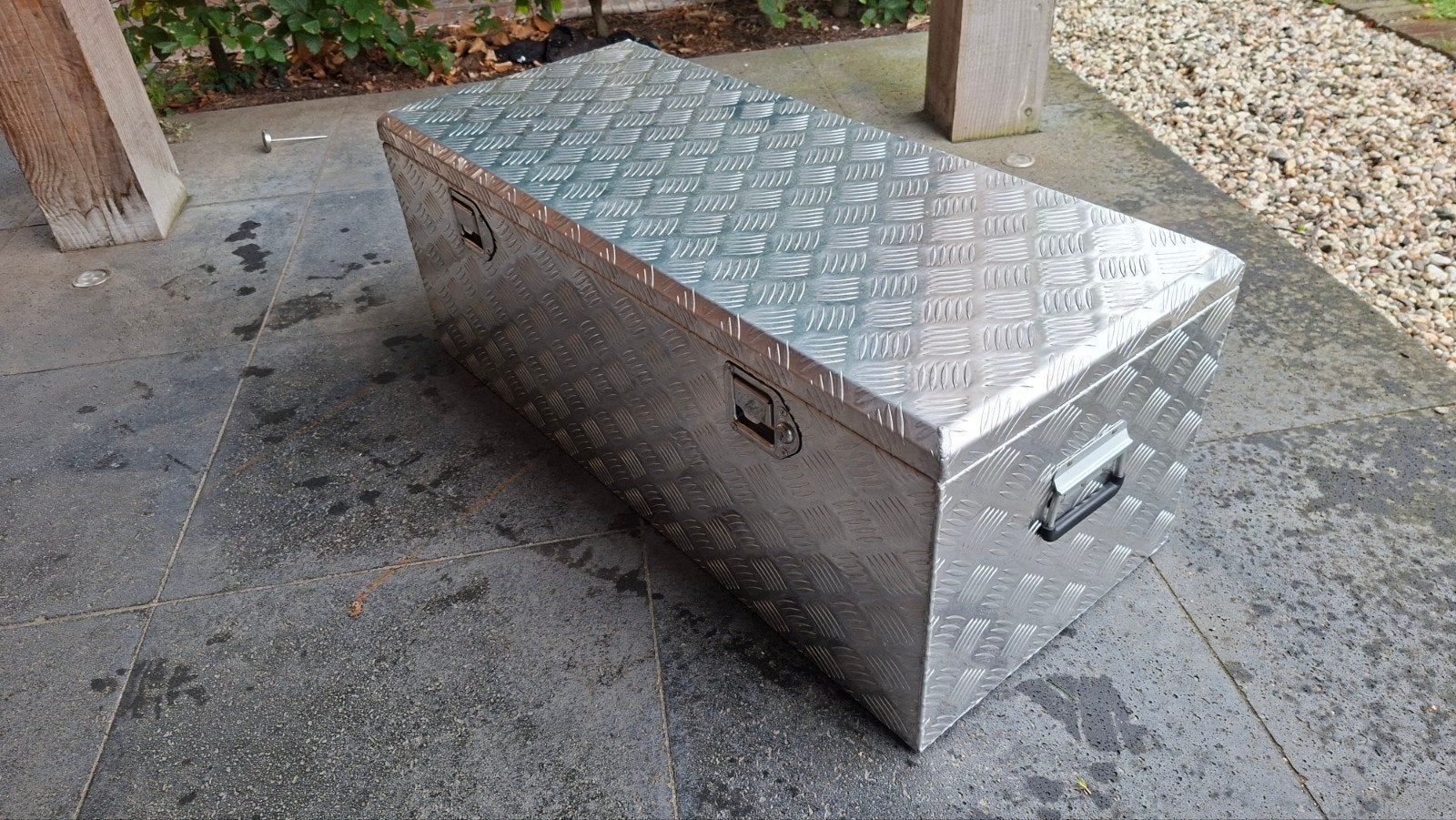 als nieuwe aluminium disselbak, Caravans en Kamperen, Caravan accessoires, Ophalen of Verzenden, Zo goed als nieuw