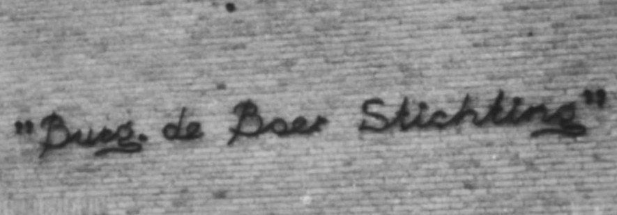 804487	Hardinxveld	1958 Burg de Boer Stichting Wederopbouw, Verzamelen, Ansichtkaarten | Nederland, Ophalen of Verzenden, 1940 tot 1960