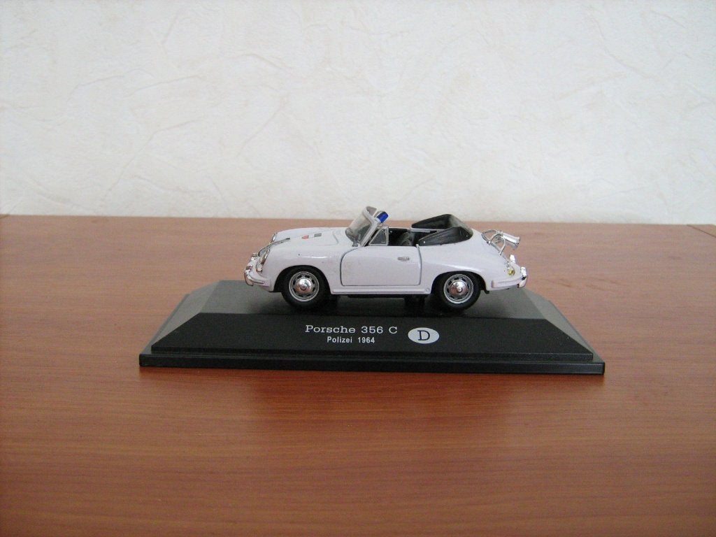 Porsche 356C Polizei 1964  Schaal 1:43, Ophalen of Verzenden, Zo goed als nieuw, Auto, Overige merken