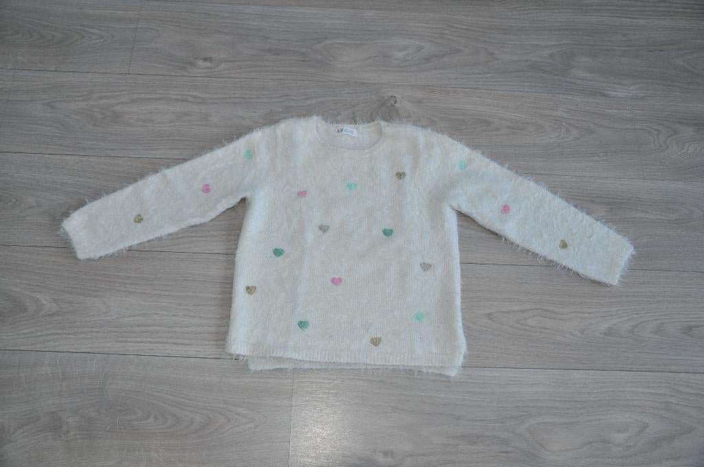 trui 134/140, h&m sweater 134/140, kinderkleding 134/140, Kinderen en Baby's, Kinderkleding | Maat 134, Meisje, Trui of Vest, H&M