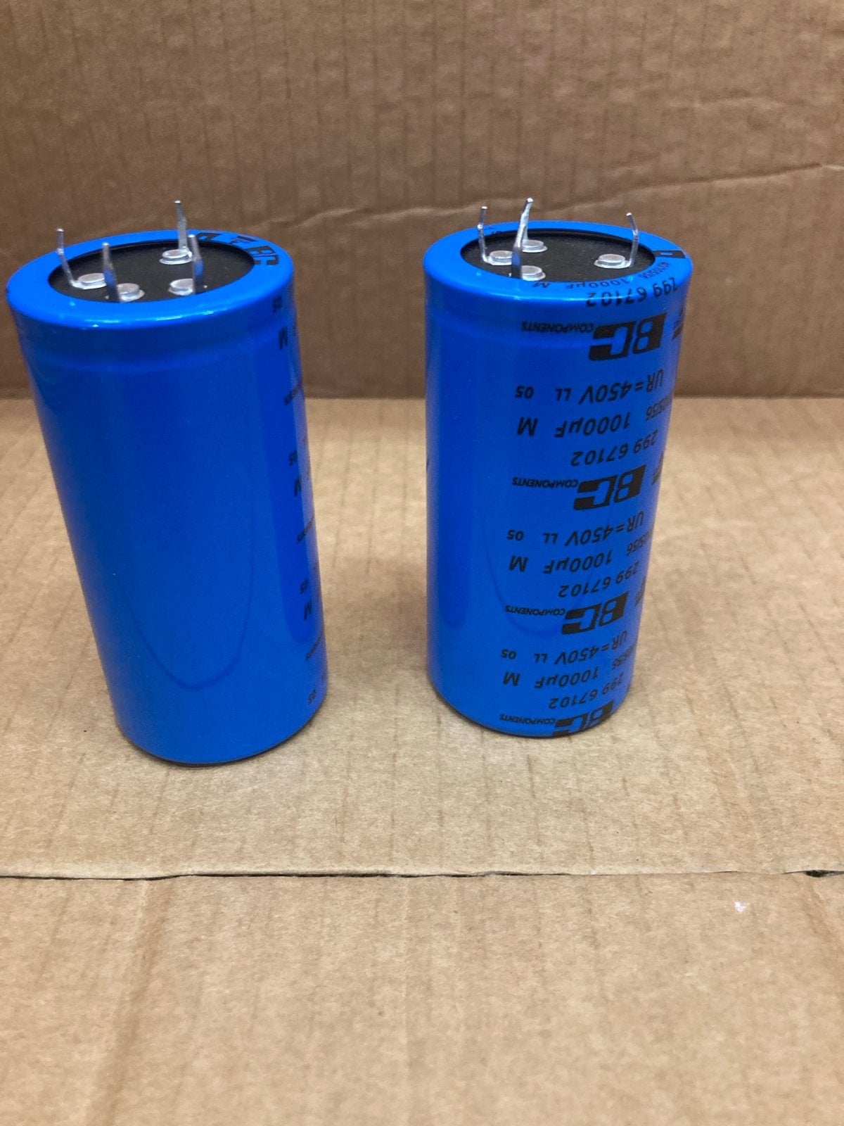 BC Components 1000µF 450V Elektrolytische Condensatoren, Hobby en Vrije tijd, Nieuw, Ophalen of Verzenden, Nvt, Nvt
