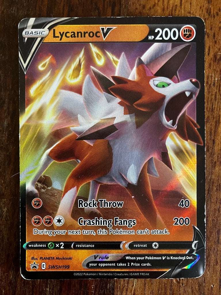 Pokemonkaart Lycanroc, Ophalen, Zo goed als nieuw, Losse kaart