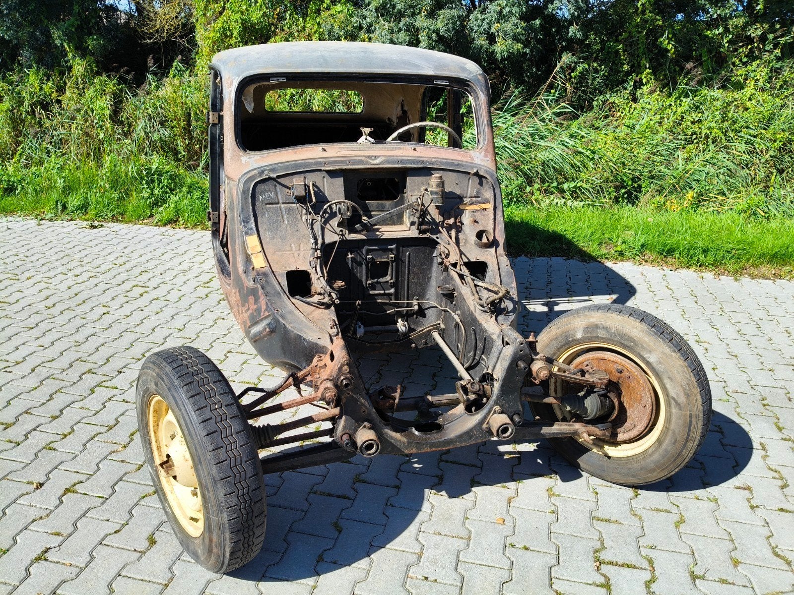 Citroën Traction Avant11bn, zonder wielen en voorterrein, Ophalen, Gebruikt, Citroën, Spatbord