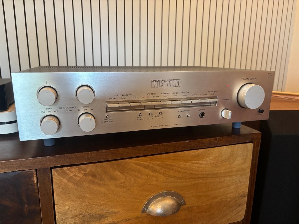 Luxman L-5 geïntegreerde versterker – volledig gerecapped, Refurbished, 60 tot 120 watt, Stereo, Ophalen
