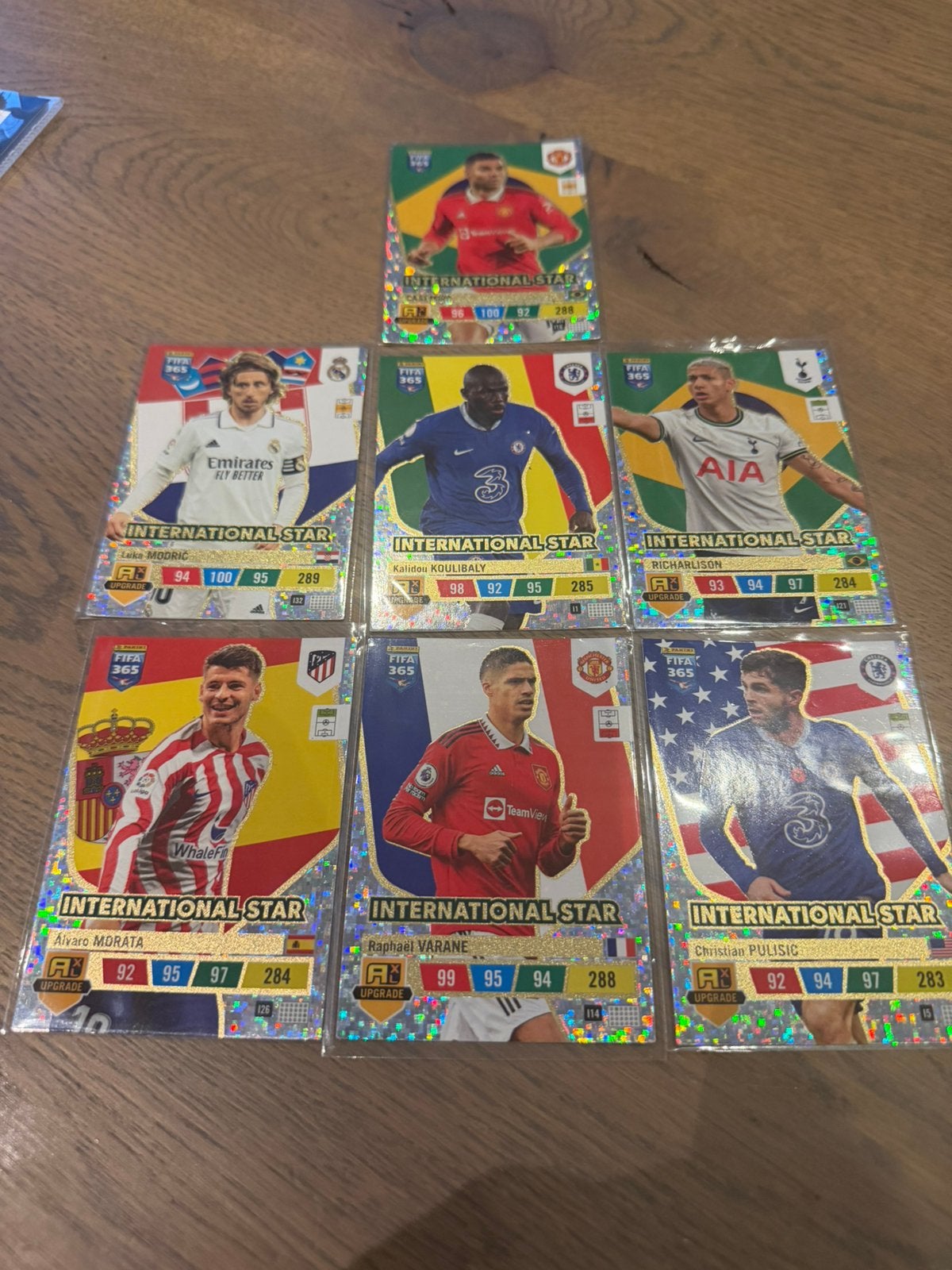 FIFA Panini International Star kaarten, Ophalen of Verzenden, Zo goed als nieuw, Buitenlandse clubs, Poster, Plaatje of Sticker