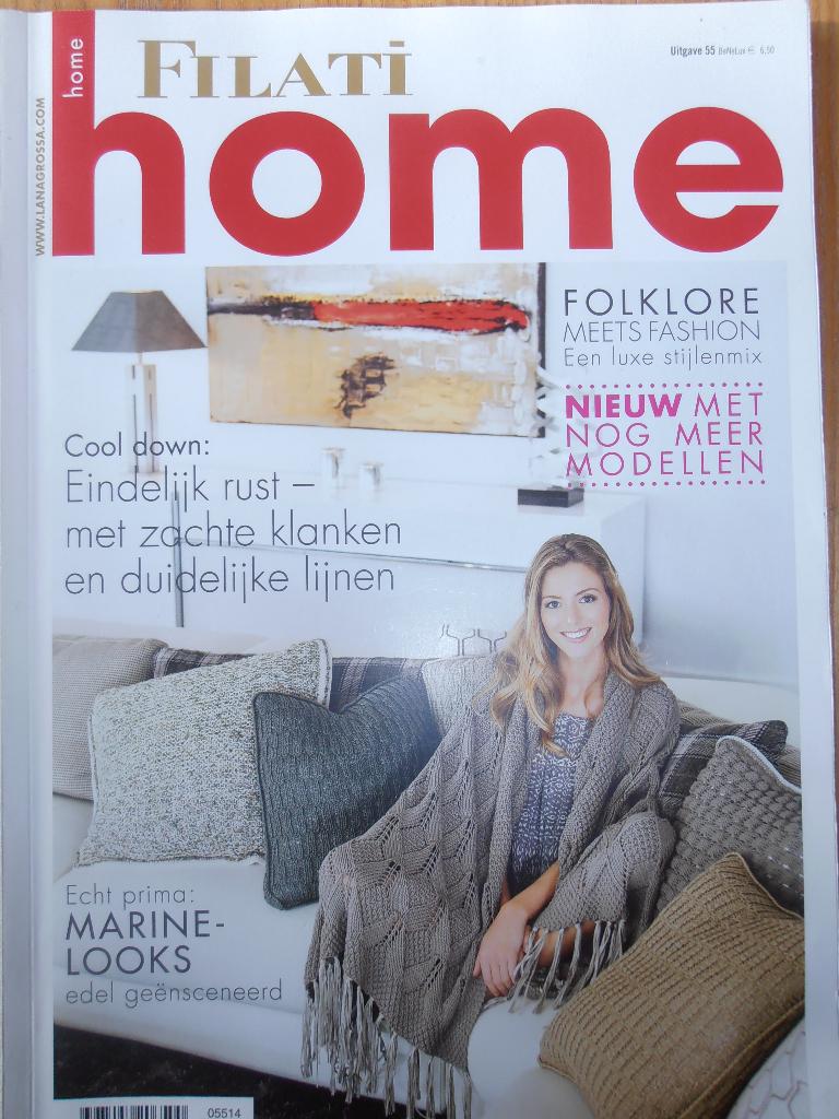Filati home 55 Lana Grossa, Hobby en Vrije tijd, Breien en Haken, Ophalen of Verzenden, Zo goed als nieuw, Breien of Haken, Patroon of Boek