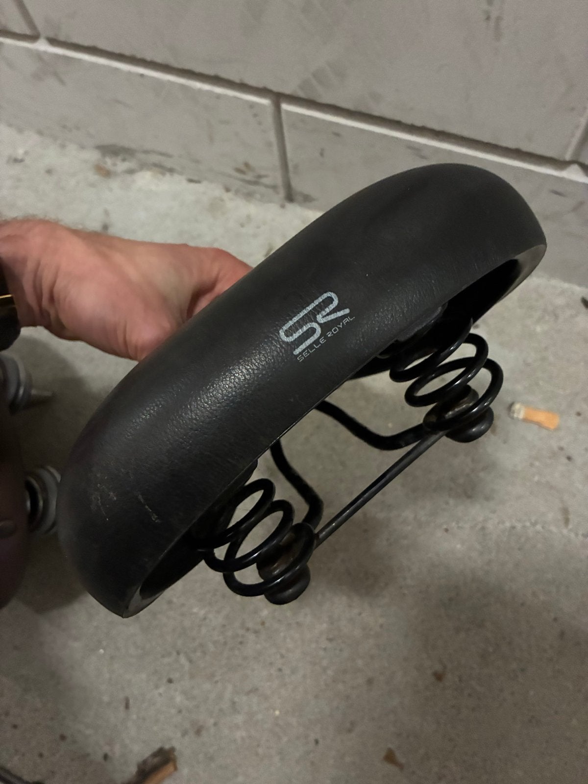 Selle Royal fietszadel zwart - Comfortabel en duurzaam, Gebruikt, Kunststof, Ophalen of Verzenden, Zadel