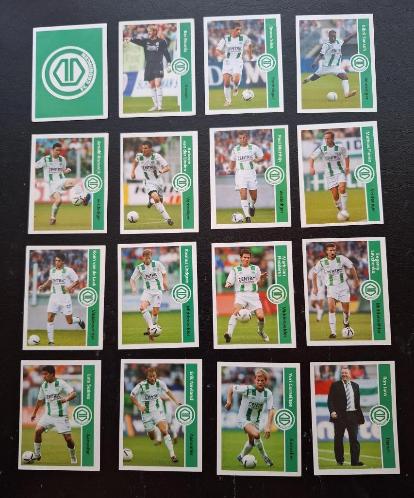 Complete set stickers FC Groningen 2006-07, Ophalen of Verzenden, Zo goed als nieuw, Overige binnenlandse clubs, Poster, Plaatje of Sticker