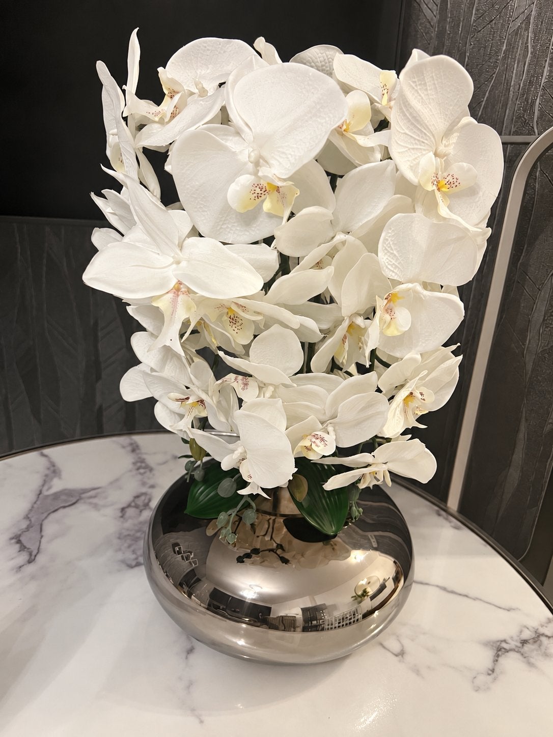 Prachtige kunst orchideeën, Ophalen, Binnen, Kunststof, Wit
