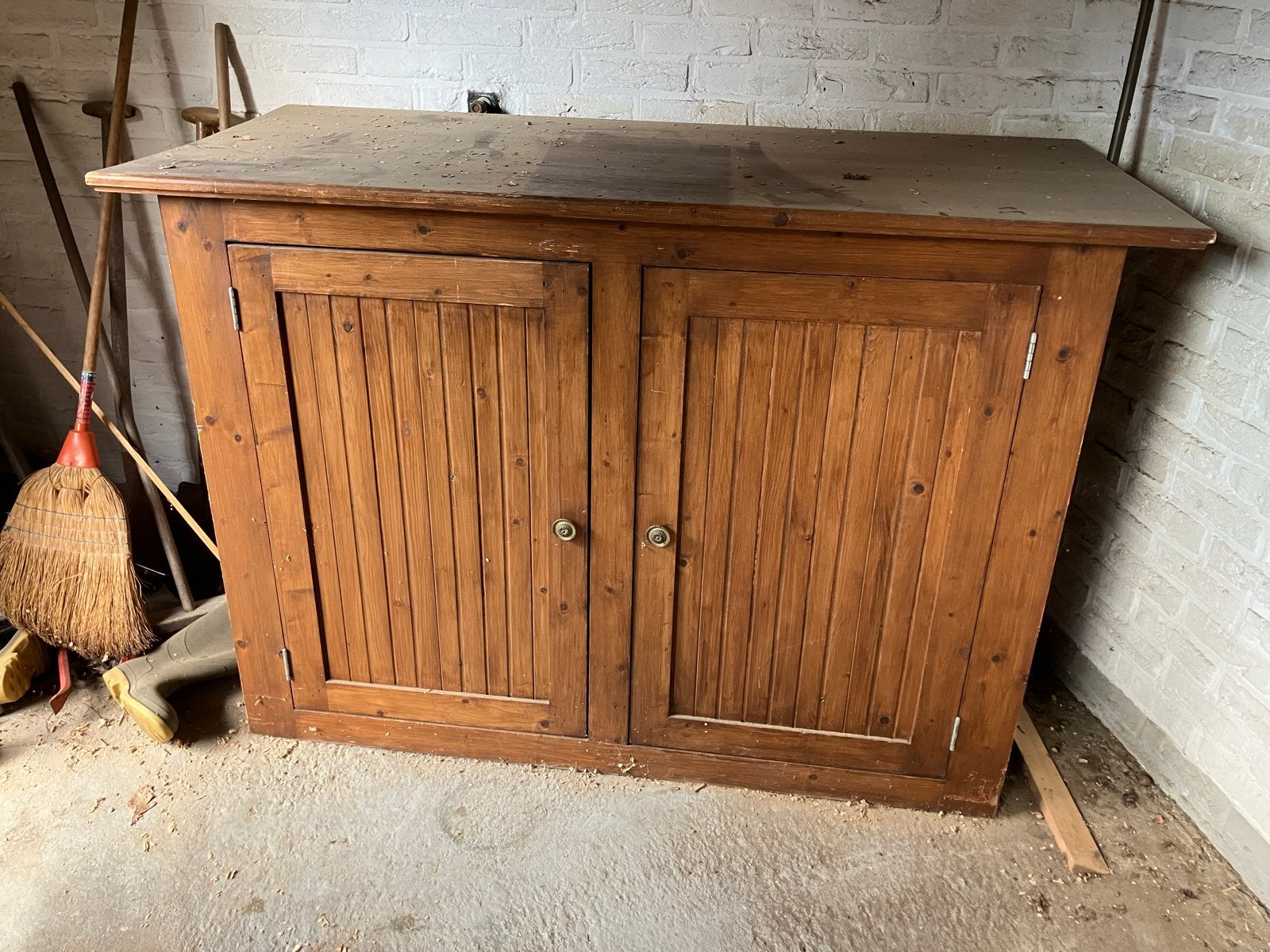 Grenen houten kast, Ophalen of Verzenden, Gebruikt