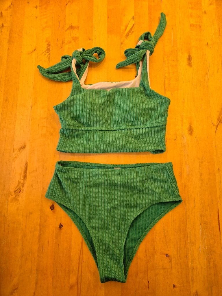 Ongedragen groene bikini - shein, Nieuw, Ophalen of Verzenden, Bikini, Groen