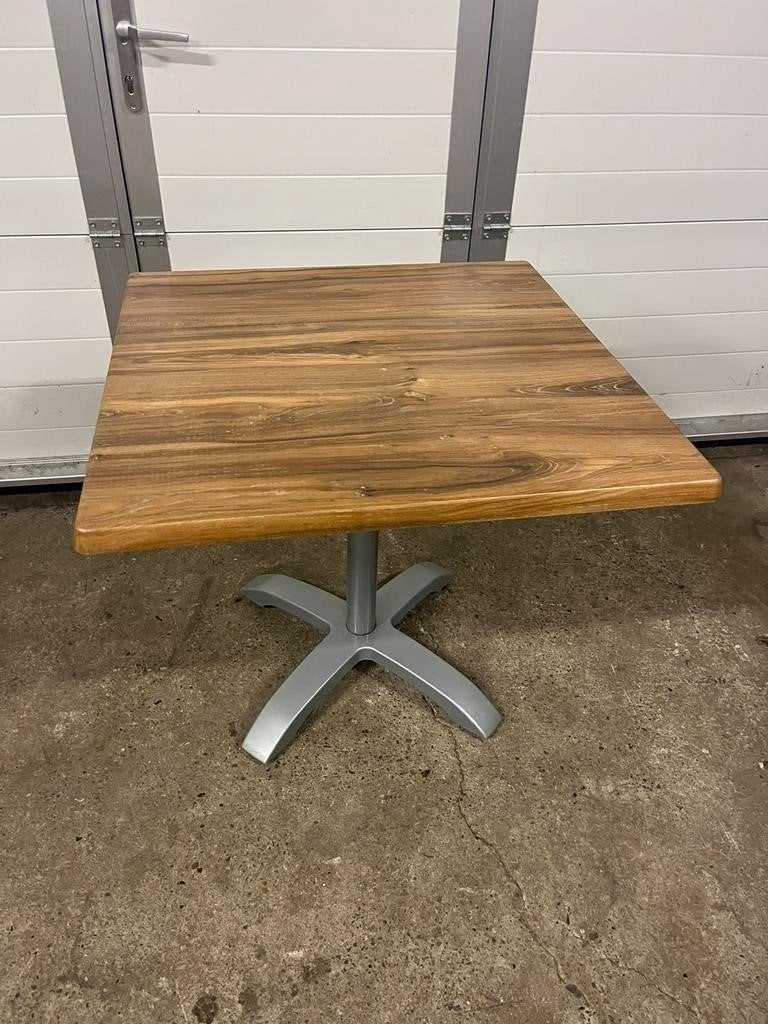 12 stuks horeca bistro terras tafels outdoor werzalit 80x80, Ophalen, Zo goed als nieuw