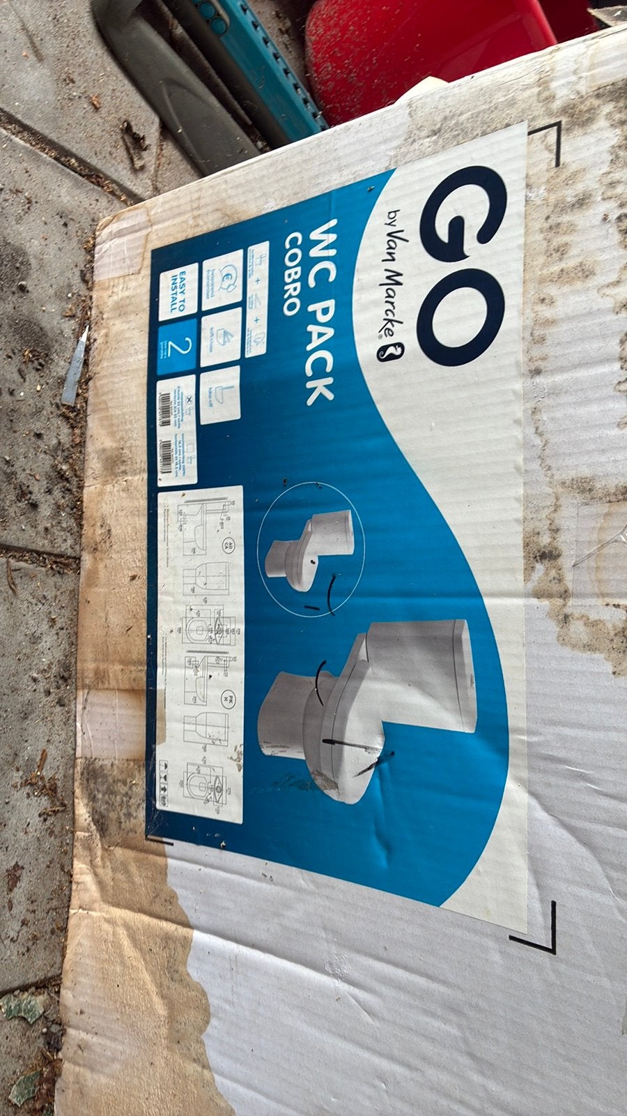 Wc go by Marcke pack cobro, Ophalen, Nieuw, Toilet