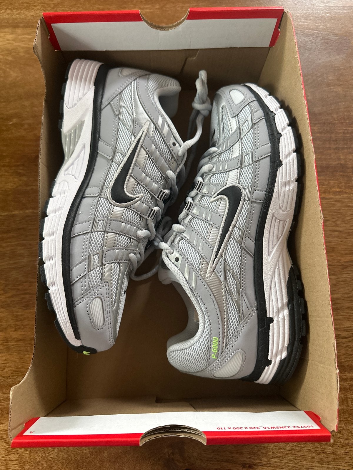Nike P-6000 Sneakers - Wolf Grey/Black-Pure Platinum, Kleding | Dames, Nieuw, Ophalen of Verzenden, Sneakers of Gympen, Grijs