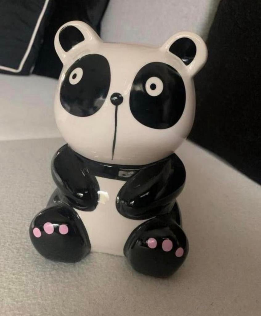 Leuke Panda Spaarpot - Keramiek, Ophalen of Verzenden, Zo goed als nieuw, Steen, Aardewerk of Keramiek, Dier