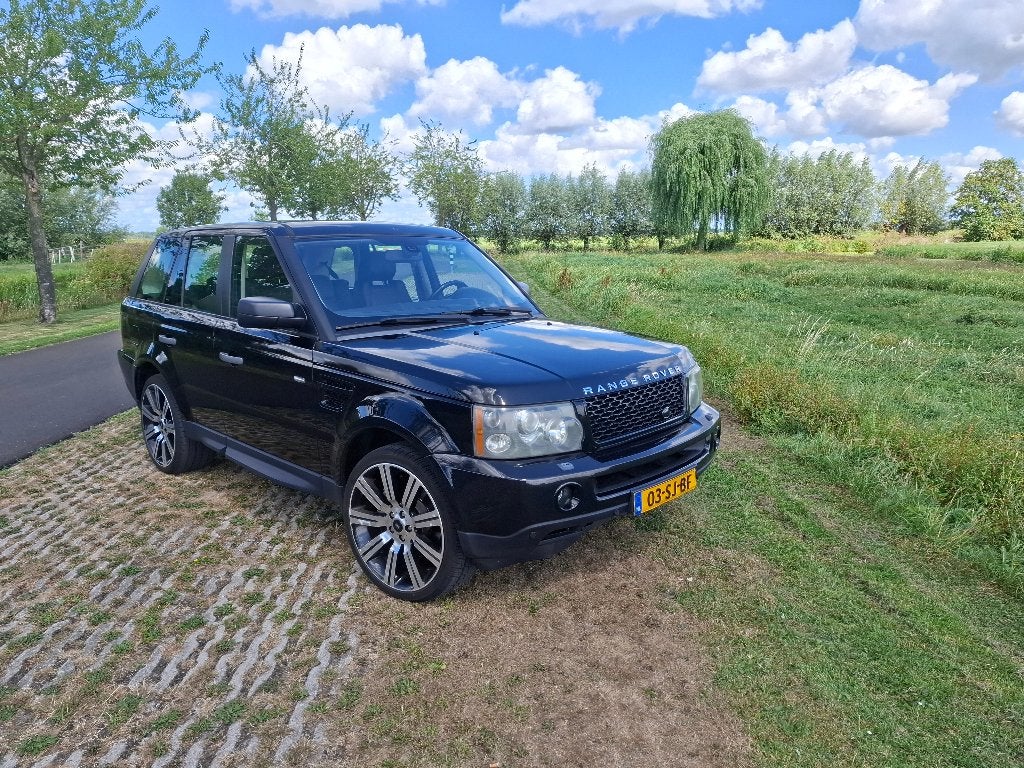 Land Rover Range Rover (sport) 4.2 V8 SC AUT 2006 Zwart, Auto's, Automaat, 4197 cc, 390 pk, Zwart