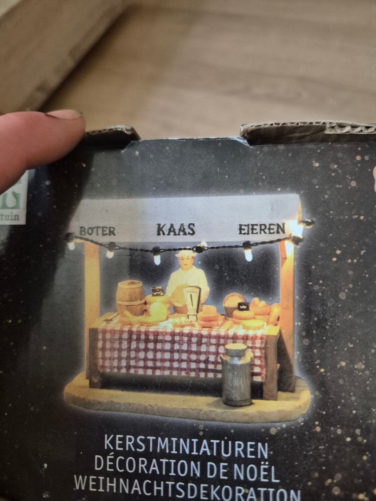 kerst kaasboer, Ophalen, Zo goed als nieuw