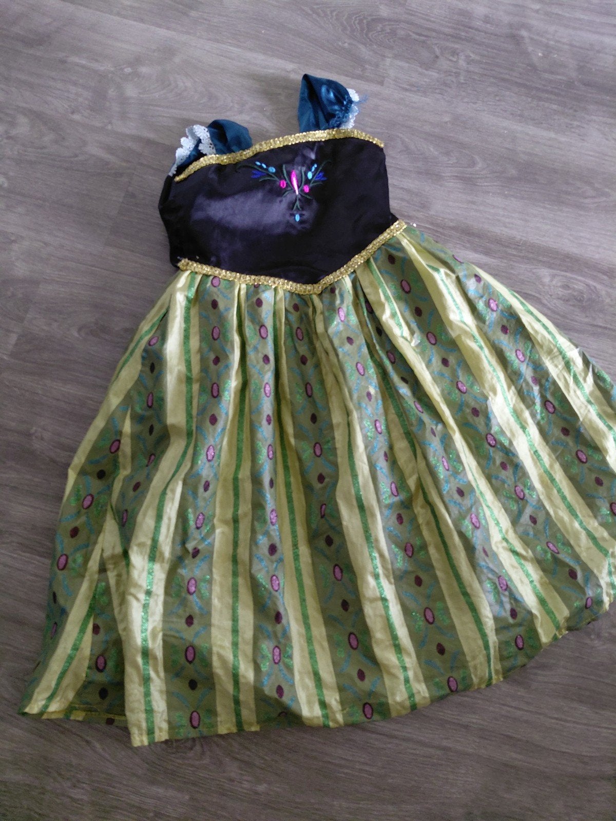 Anna Frozen verkleedjurk maat 130, Ophalen of Verzenden, Gebruikt, 122 t/m 128, Meisje
