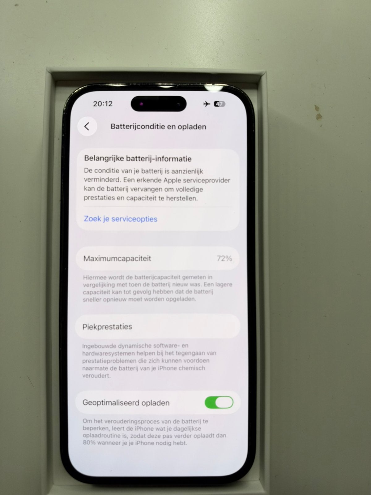 Apple iPhone 14 Pro, IPhone 14 Pro, Zwart, Zo goed als nieuw, Ophalen