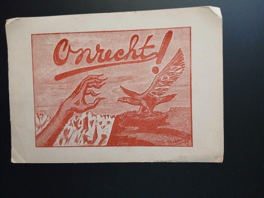 Oude Ansichtkaart uit 1930, Verzamelen, Ansichtkaarten | Themakaarten, Ophalen of Verzenden, 1920 tot 1940, Politiek en Historie