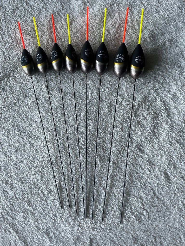 adv 192 / NIEUW serie 8 dobbers VAN DEN EYNDE, Ophalen of Verzenden, Nieuw, Dobber of Lood