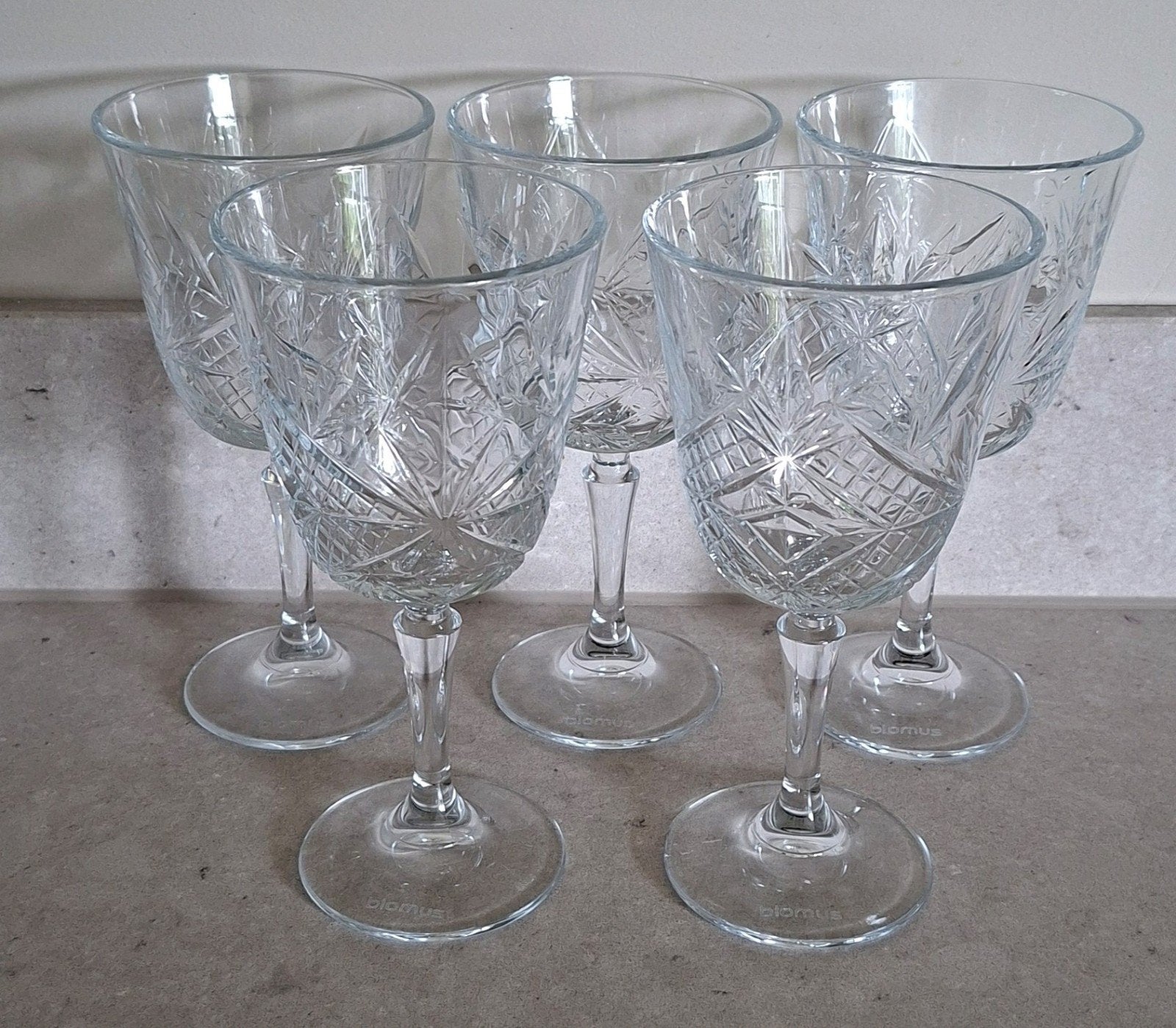 Blomus Amilio wijnglazen – Set van 5, Glas of Glazen, Overige merken, Ophalen of Verzenden, Overige stijlen