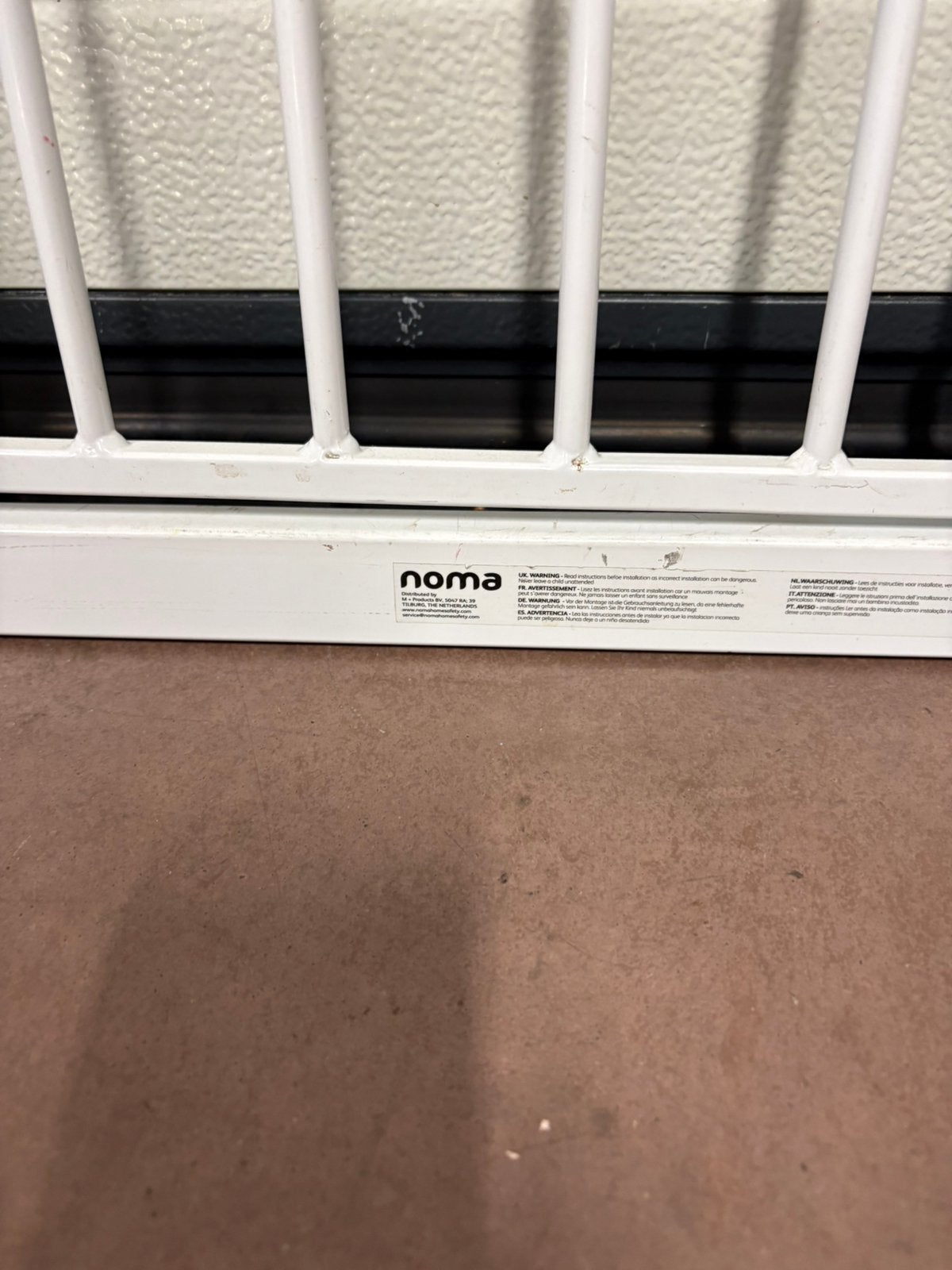 Trap/deur hekje noma wit  2x compleet, Kinderen en Baby's, 100 tot 115 cm, Ophalen of Verzenden, Zo goed als nieuw, Klemhekje